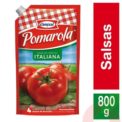 Salsa de Tomate Italiana Carozzi 800Gr  