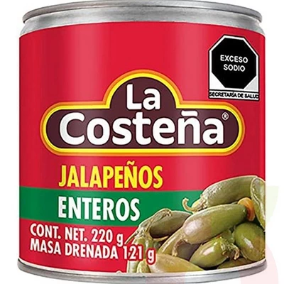 Chiles Jalapeños 220Gr Enteros
