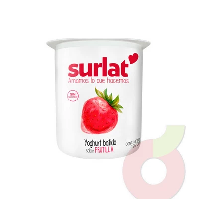 Yoghurt Batido Frutilla Surlat 110Gr