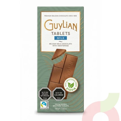 Tableta Milk Sin Azúcar Guylian 100Gr