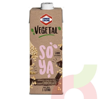 Bebida Vegetal Soya Chocolate Loncoleche 1Lt