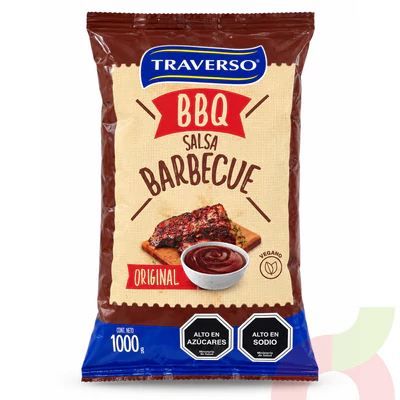 Bolsa Salsa Barbecue Traverso 1Kg