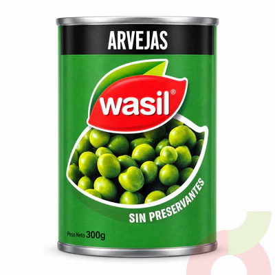 Arvejas Wasil 300Gr - 170Gr Drenado