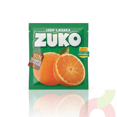 Jugo en Polvo Naranja Zuko 15Gr