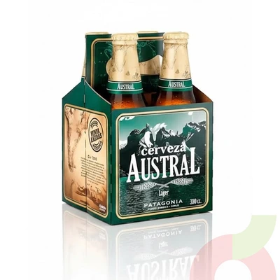 Pack Cerveza Lager Austral 330Cc 4 Unidades