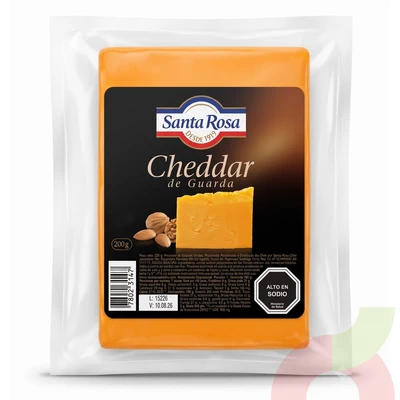 Queso Cheddar de Guarda Santa Rosa 200Gr