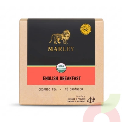 Té Negro English Breakfast Marley 24Gr 12 Unidades
