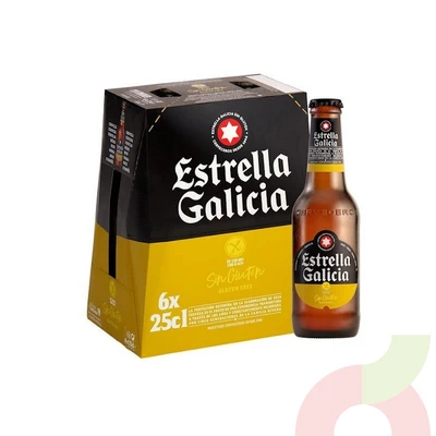 Pack Cerveza Sin Gluten Estrella Galicia 330Cc 6 Unidades