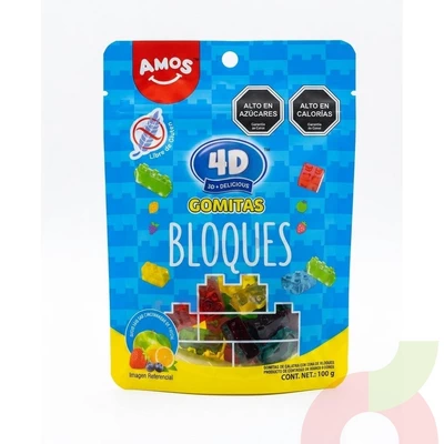 Gomitas de Bloques Amos 100Gr