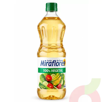 Aceite Vegetal Miraflores 900Ml