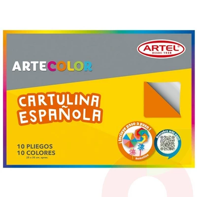 Carpeta Cartulina Artecolor Española 10 Pliegos Artel 