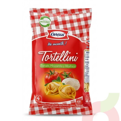 Tortellini Tomate, Mozzarella & Albahaca Carozzi 400Gr