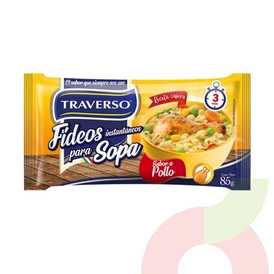 Fideos Instantáneos Pollo Traverso 85Gr