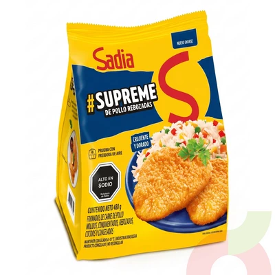 Supreme de Pollo Rebozado Sadia 480Gr 4 Unidades