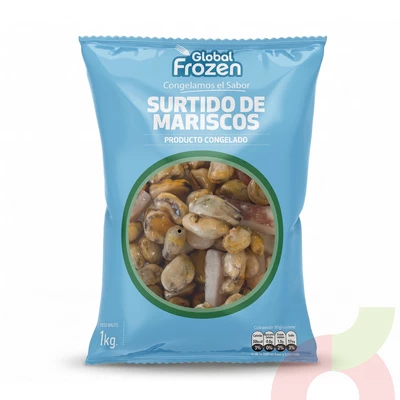 Surtido de Mariscos Global Frozen 1Kg