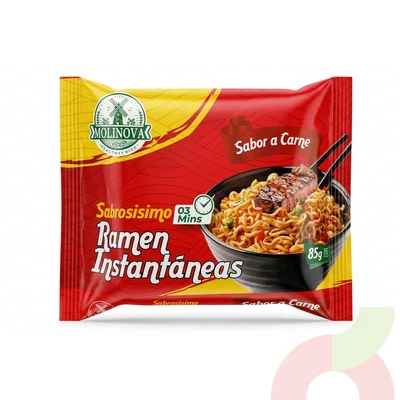 Ramen Instantáneo Carne Molinova 85Gr