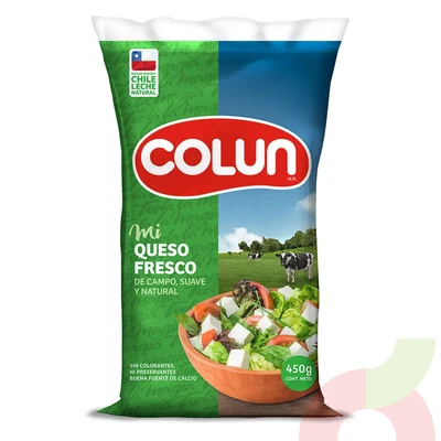 Queso Fresco Colun 450Gr