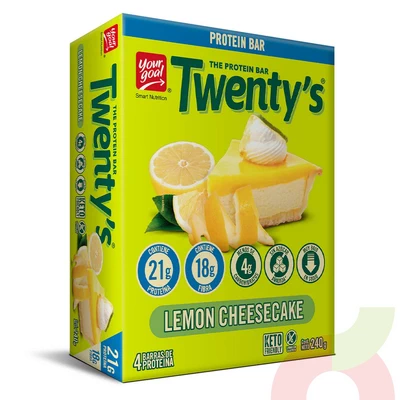 Barritas Lemon Cheesecake Twentys 240Gr 4 Unidades