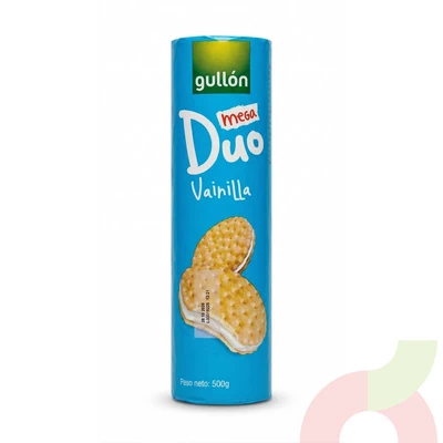 Galleta Mega Duo Vainilla Gullón 500Gr