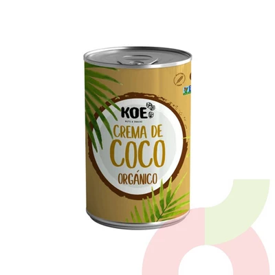 Crema Coco Orgánica Koe 400Ml
