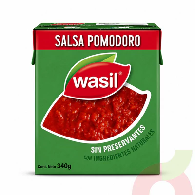 Salsa Lista Pomodoro Wasil 340Gr