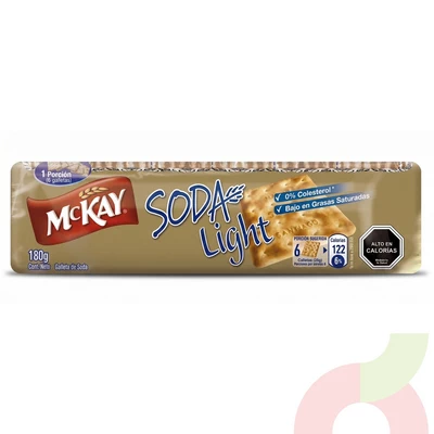 Galletas de Soda Light Mckay 180Gr