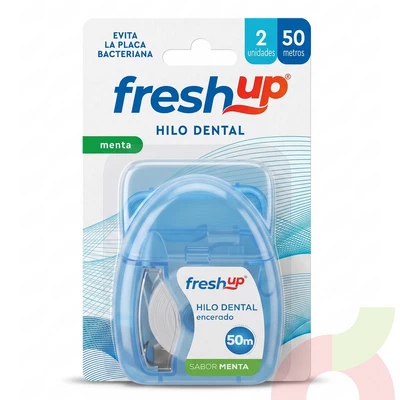 Cinta Dental Encerado Menta Fresh Up 2 Unidades