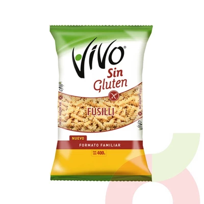 Pasta Fusilli Sin Gluten Vivo 400Gr