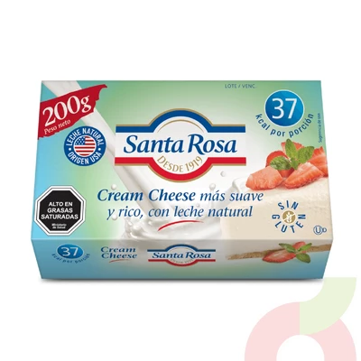 Queso Crema Suave Santa Rosa 200Gr