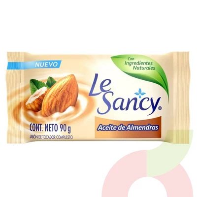 Jabón Barra Aceite De Almendras Le Sancy 90Gr