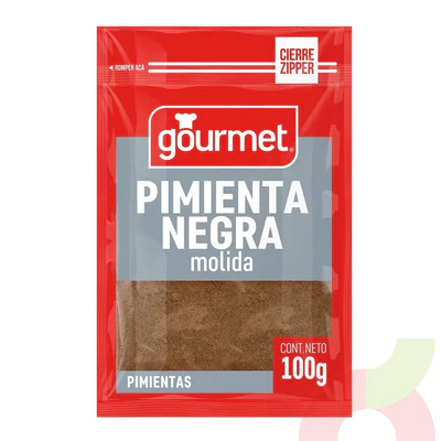 Pimienta Negra Molida Gourmet 100Gr