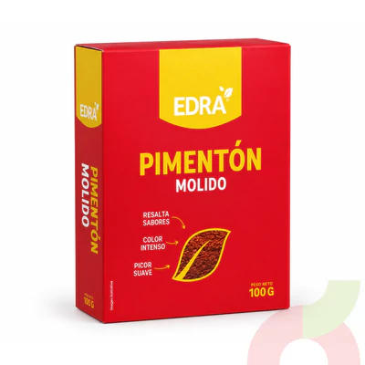 Estuche Pimentón Molido Edra 100Gr 