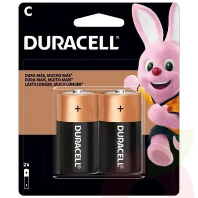 Pila Duracell C 2 Unidades