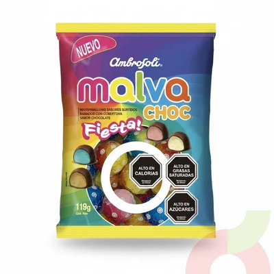 Malva Choc Fiesta Ambrosoli 119Gr