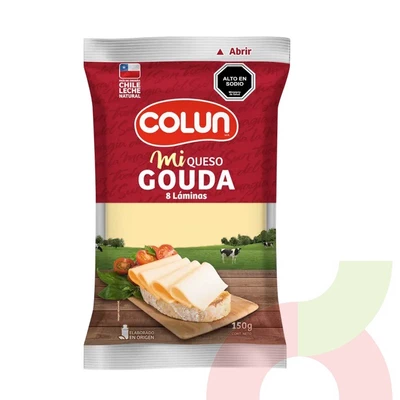 Queso Laminado Gouda Colun 150Gr