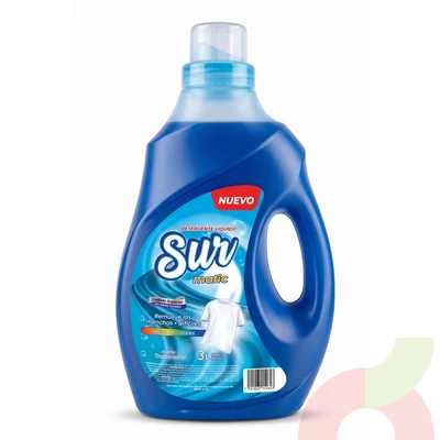 Detergente Líquido Tradicional Sur Matic 3Lt 