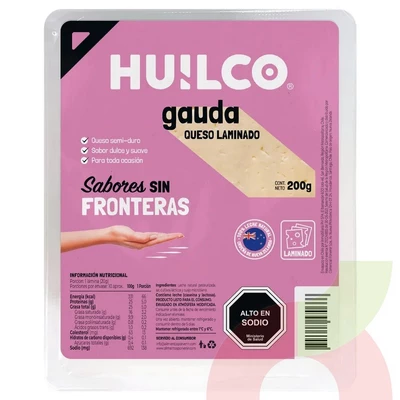 Queso Gauda Laminado Huilco 200Gr