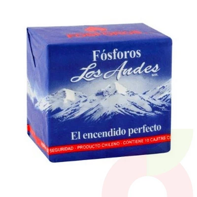 Fósforos Andes10 Unidades 