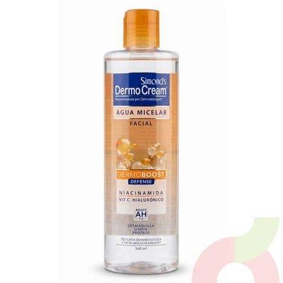 Agua Micelar Facial DermoCream Simonds 360Ml