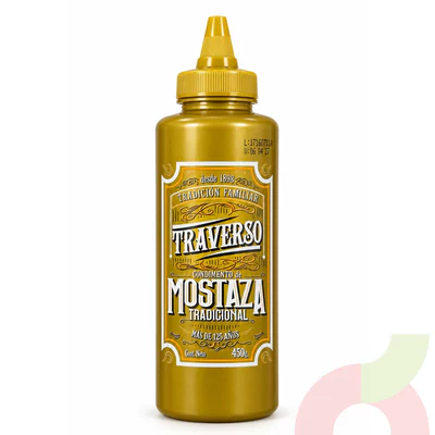 Mostaza Tradicional Vintage Traverso 450Gr