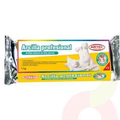 Artel Arcilla Profesional Blanca 1Kg