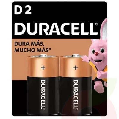 Pila Duracell D 2 Unidades