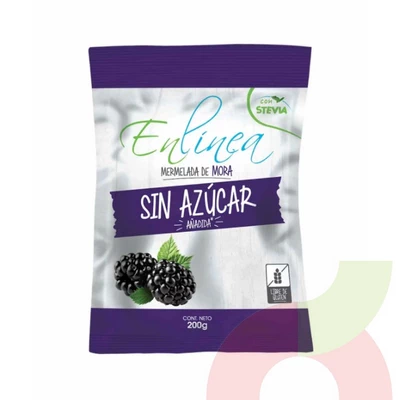 Mermelada Mora 0% Azúcar En Línea 200Gr