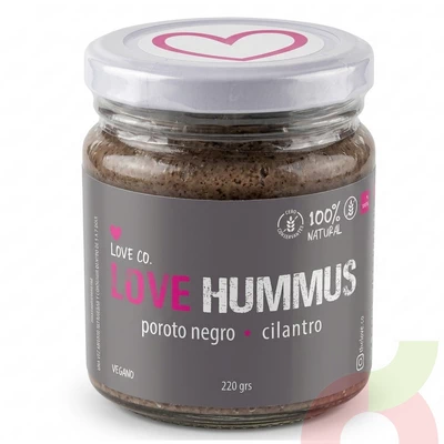 Hummus Poroto Negro & Cilantro Love Co 220Gr