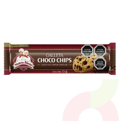Galleta Nutra Bien 75Gr Choco Chips 