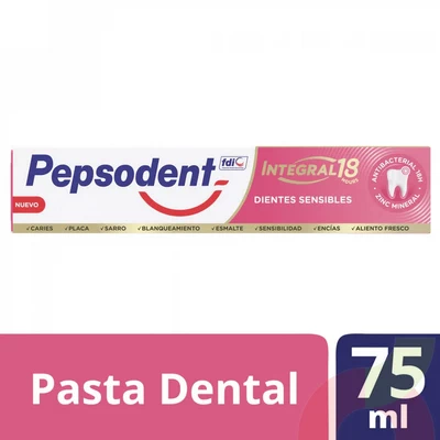 Pasta Dental Dientes Sensibles Pepsodent 75Ml