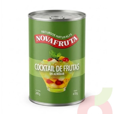 Cocktail Frutas Novafruta 410Gr