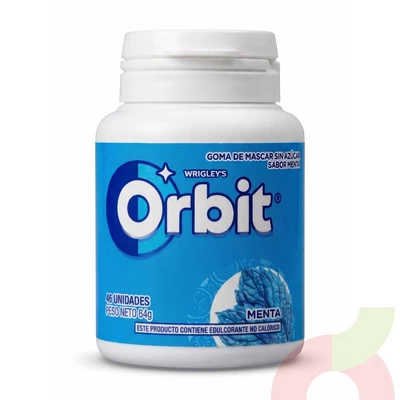 Chicle Menta Orbit 64Gr 46 Unidades