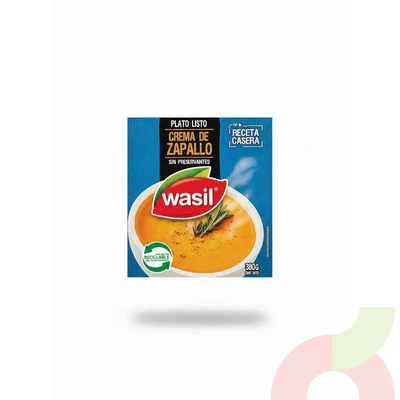 Crema Zapallo Tetra Pack Wasil 380Gr