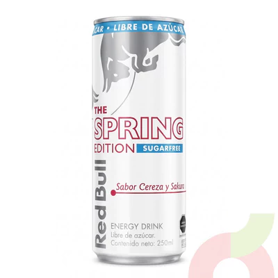 Bebida Energética Cereza & Sakura Sin Azúcar Red Bull 250Ml